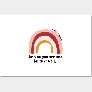 Be Who You Are And Be That Well // St Francis de Sales Posters and Art